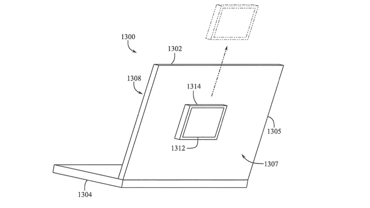 Майбутня виїмка MacBook може бути замінена знімними камерами на обертовому екрані