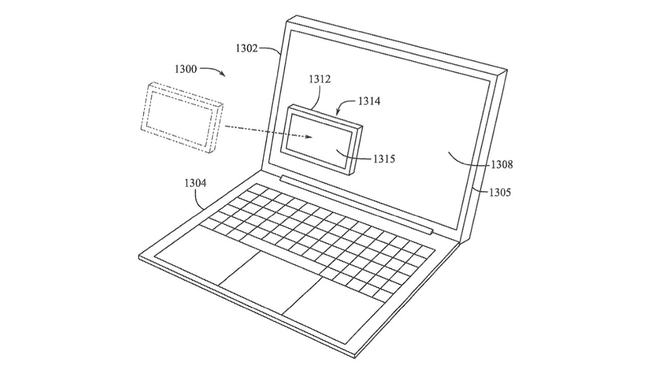 Майбутня виїмка MacBook може бути замінена знімними камерами на обертовому екрані